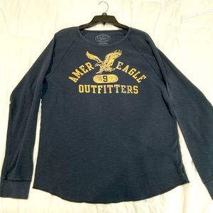 American eagle outfitters blue long sleeve XL